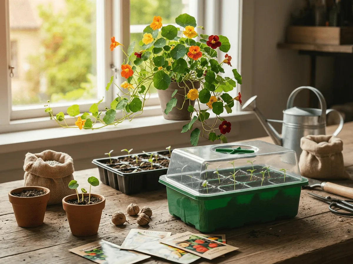Sådan sår du blomsterkarse frø