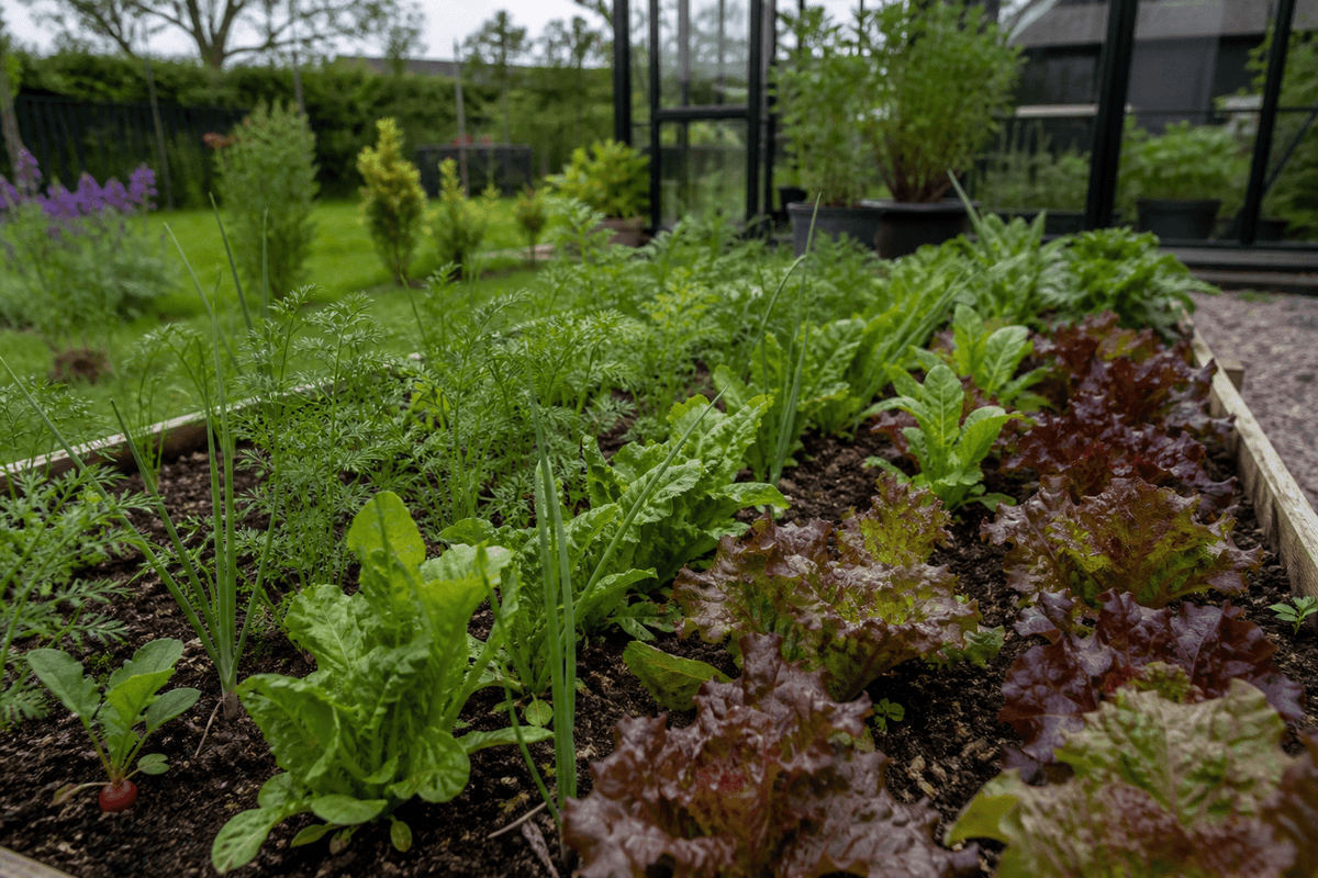 Hvad kan man plante sammen med salat? Guide