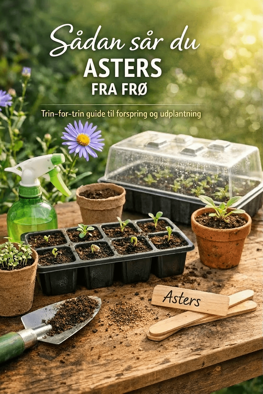 Sådan sår du Asters fra frø
