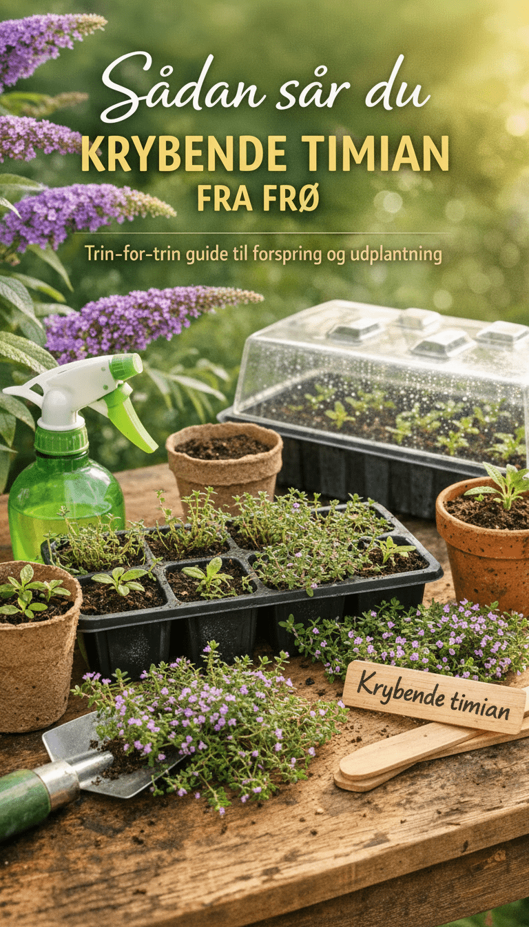 Krybende timian fra frø