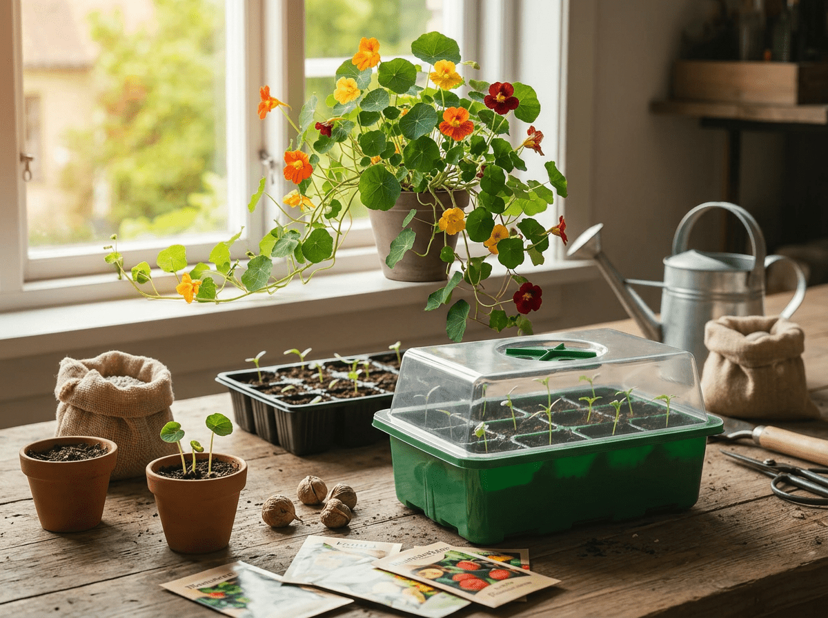 Sådan sår du blomsterkarse frø