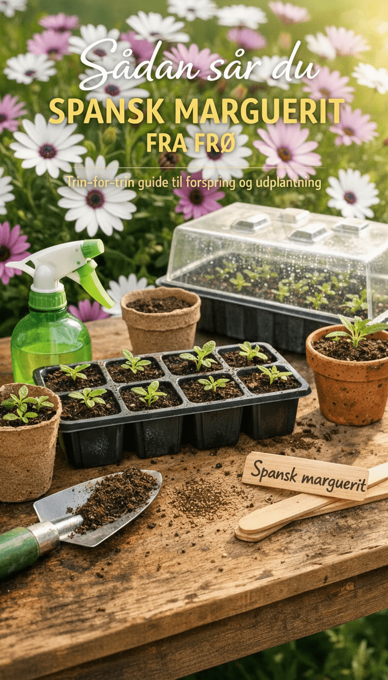 Spansk marguerit fra frø