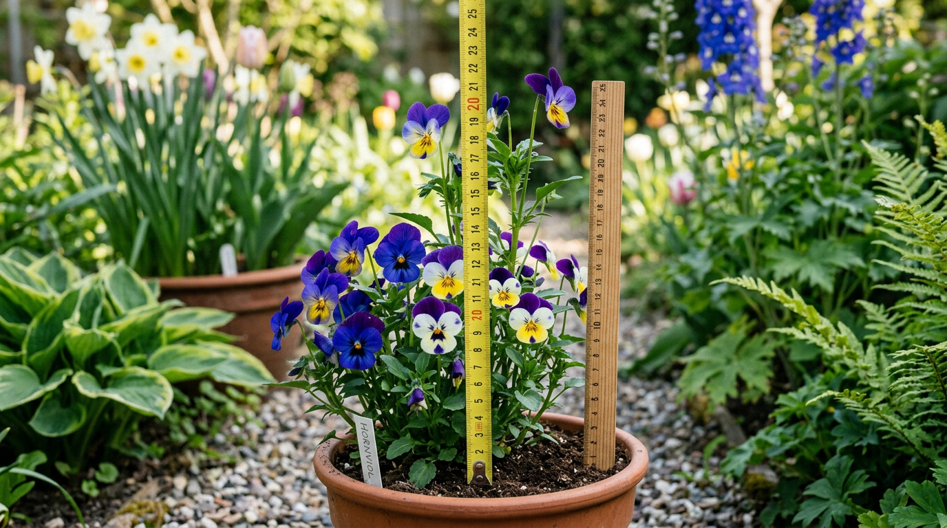 Hvor høj bliver hornvioler frø? Få svar her