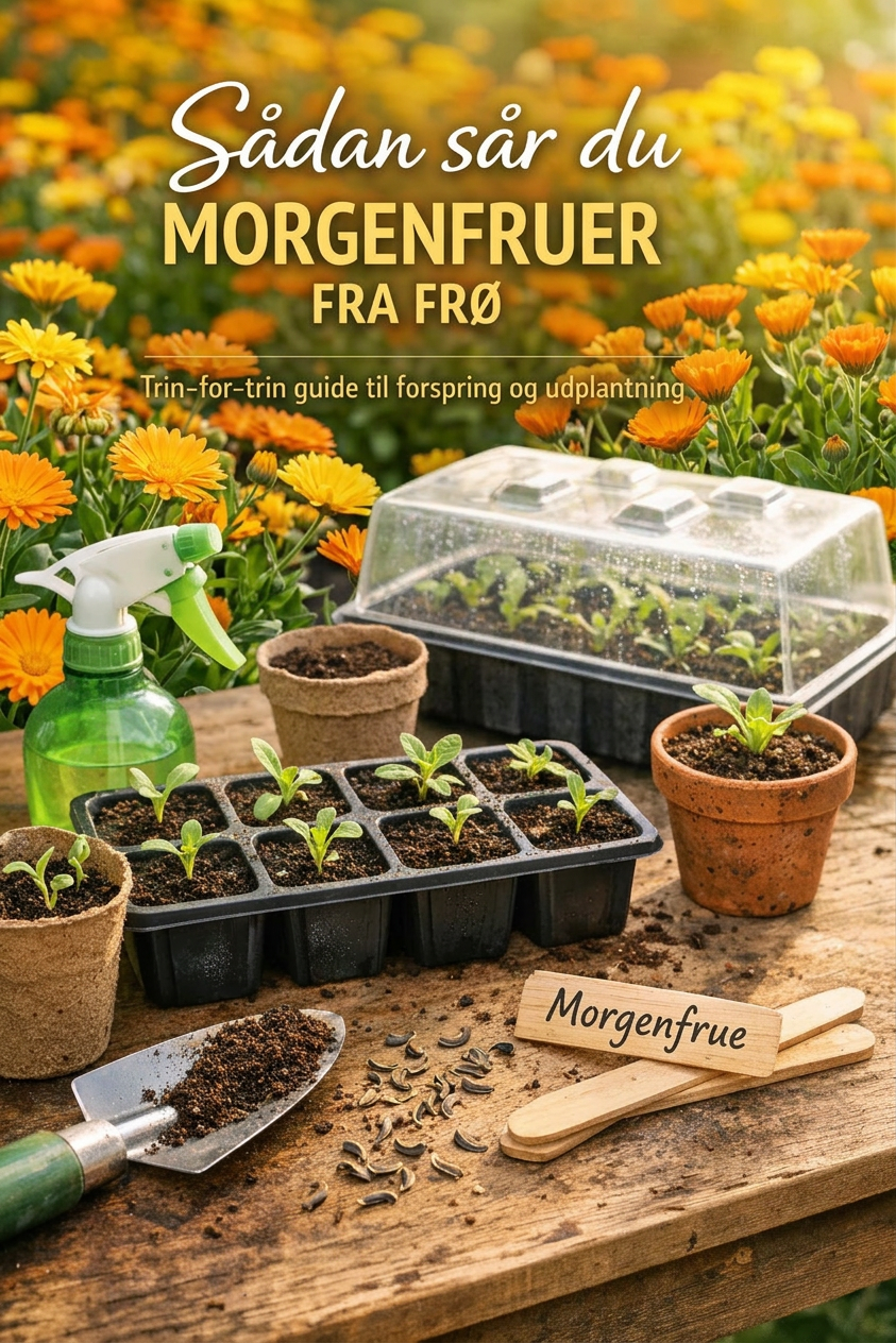 Sådan sår du Morgenfrue fra frø