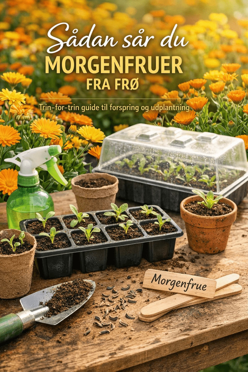 Sådan sår du Morgenfrue fra frø