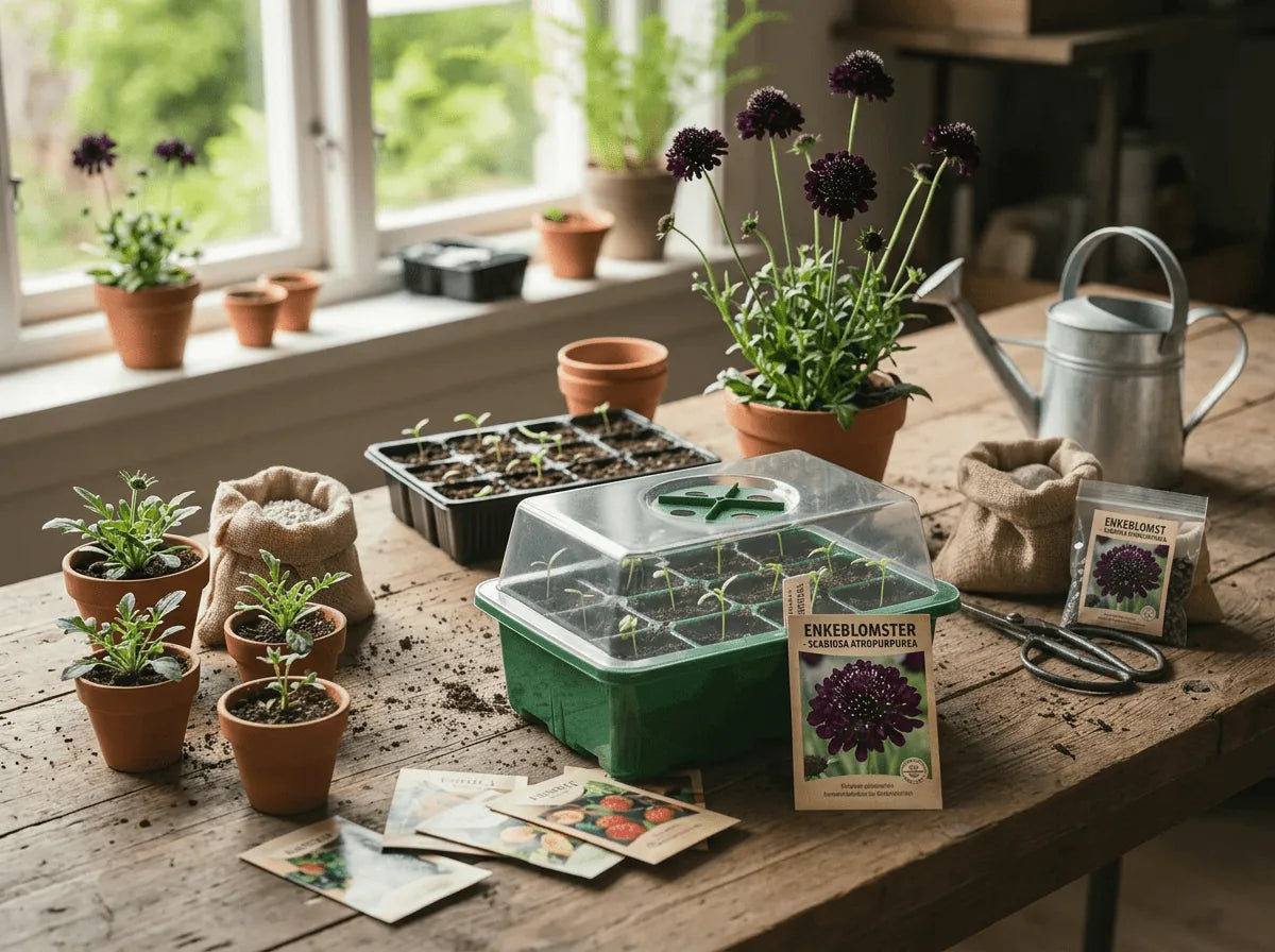 enkeblomster frø