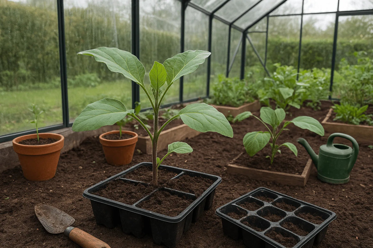 Hvor lang tid tager aubergine om at spire?