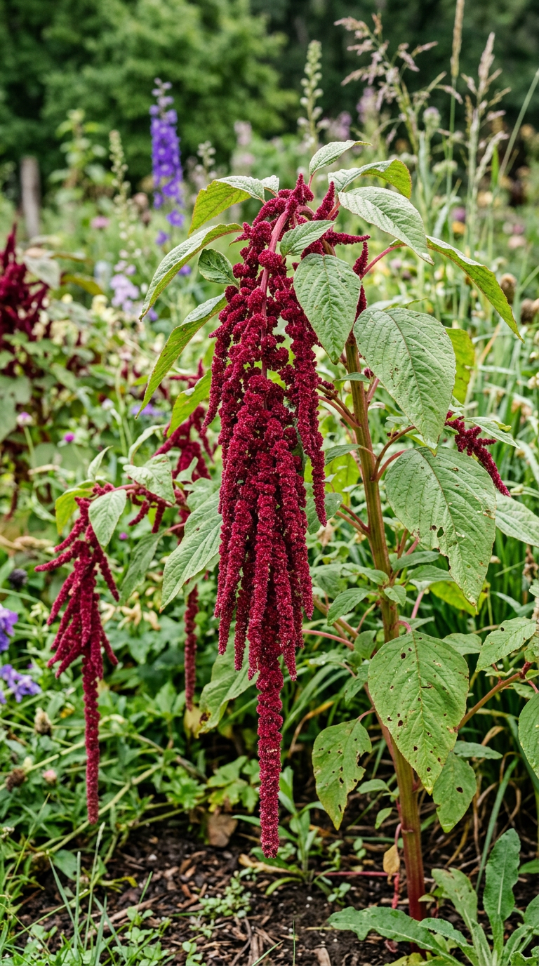 Amaranter blomst fra frø