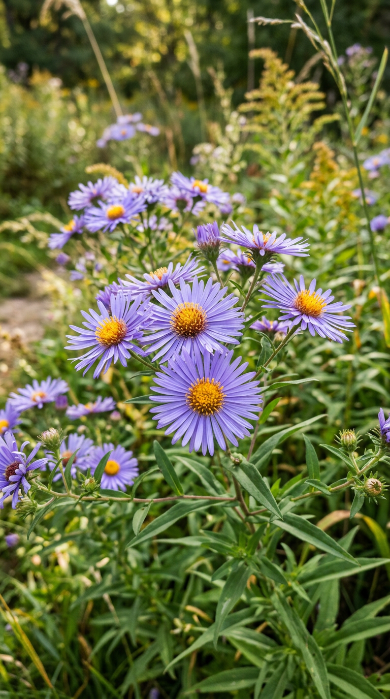 Asters blomst fra frø