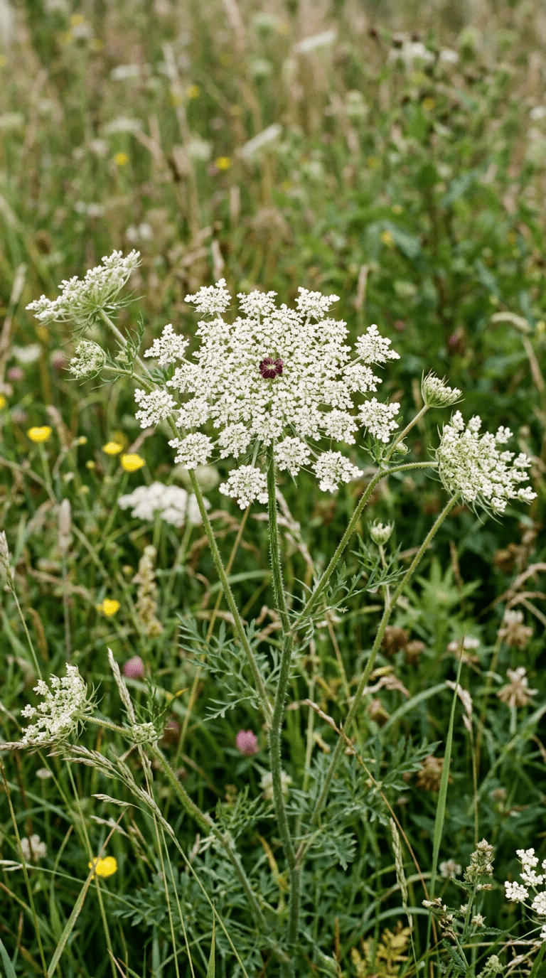 Gulerodsblomster frø