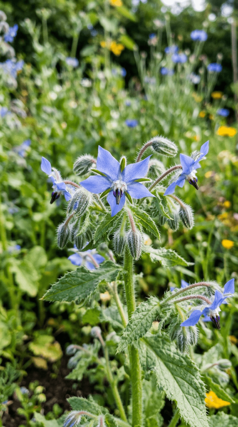 Hjulkrone blomst fra frø