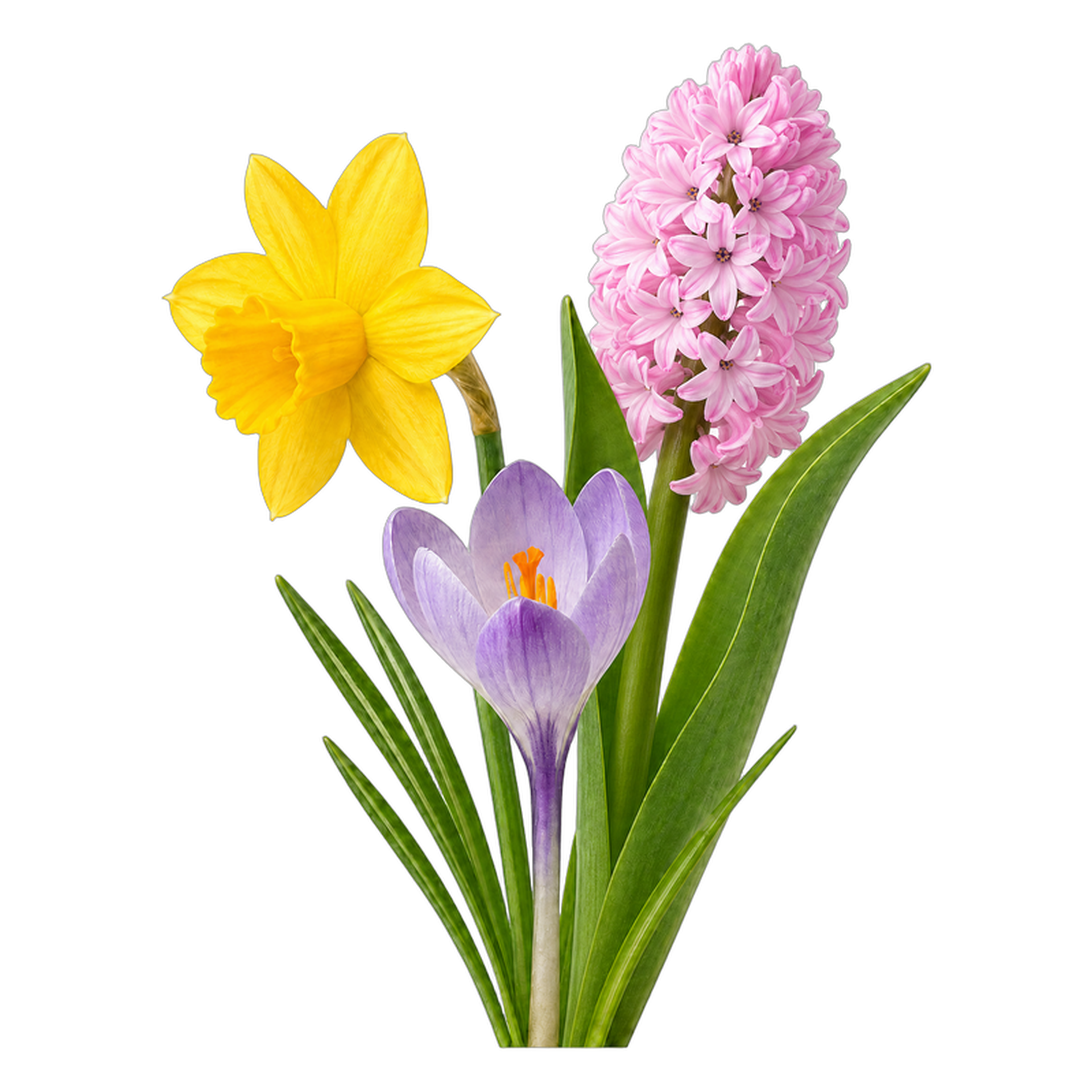 Forårsblomster med hyacint fra frø