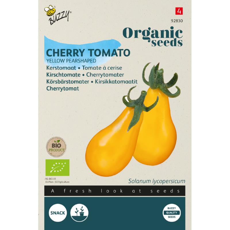 Cherrytomat 'Yellow Pearshaped' frø