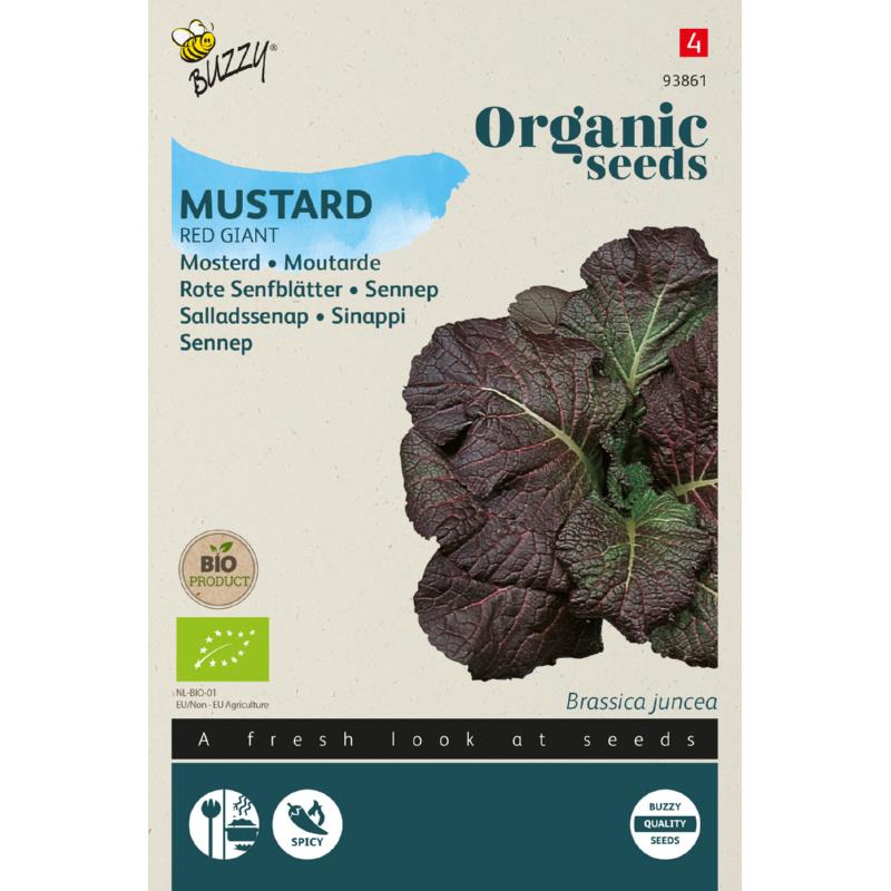 Bladsennep 'Red Giant' frø