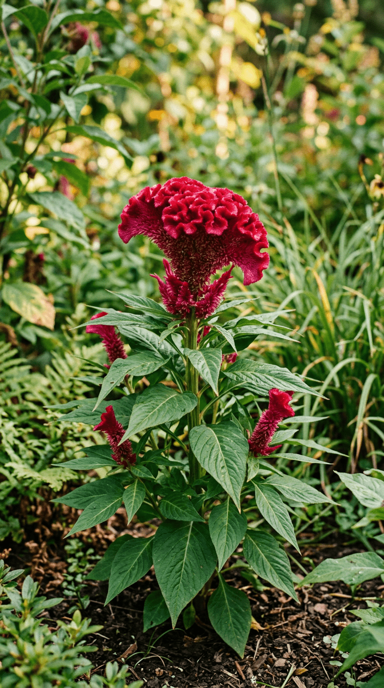Celosia blomst fra frø