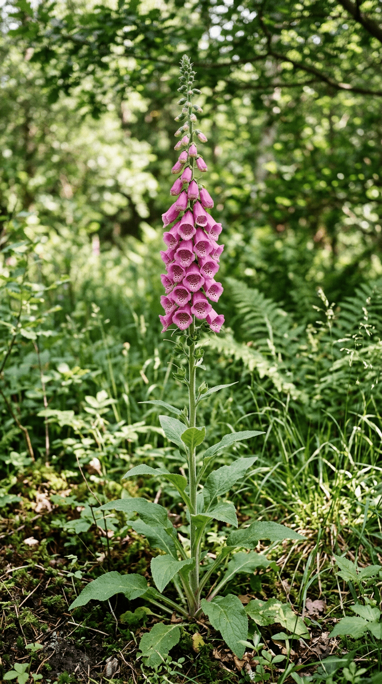 Fingerbøl blomst fra frø