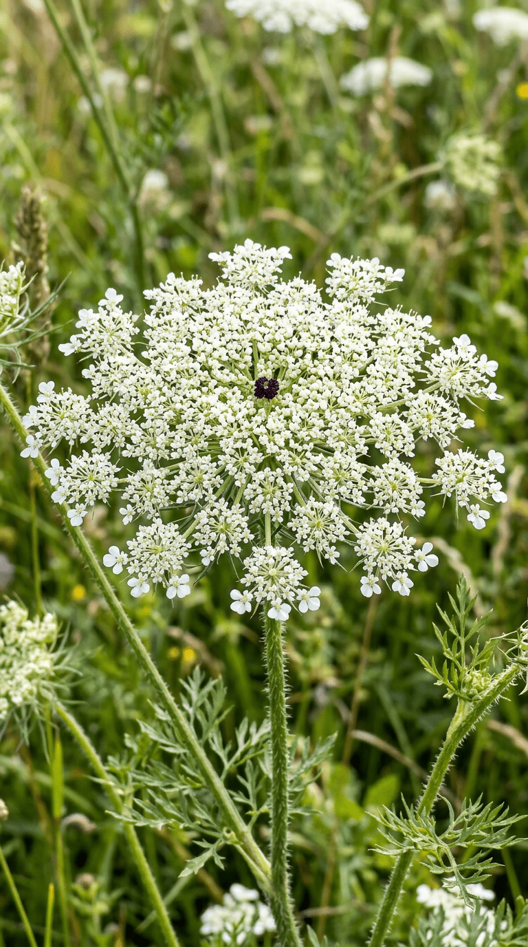 Gulerodsblomster frø