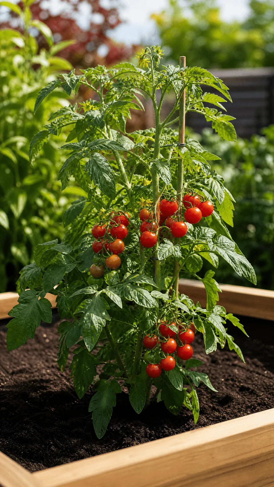 Cherrytomat 'Gardener's Delight' frø – foto af grøntsagsplanten