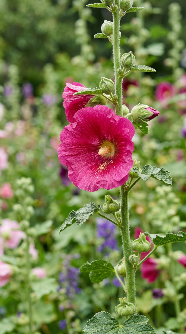 Stokrose frø