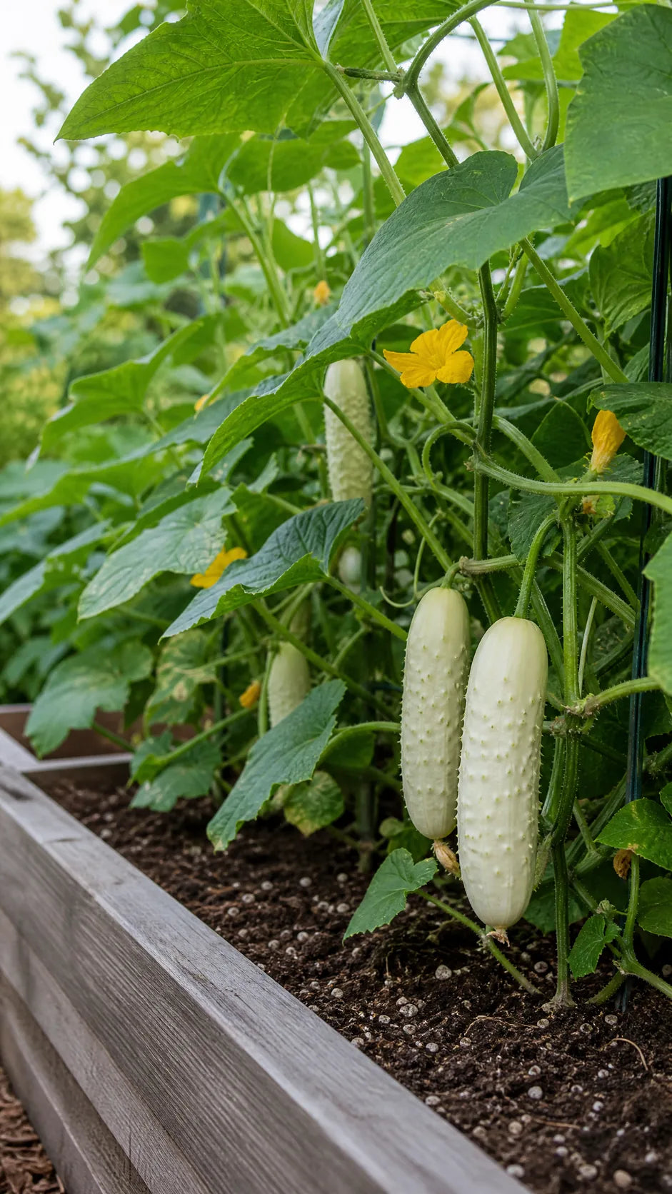 Agurk White Wonder frø – foto af agurkplanten