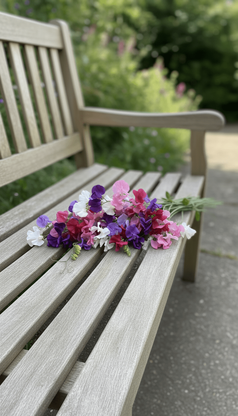 ærteblomster som skaere blomster