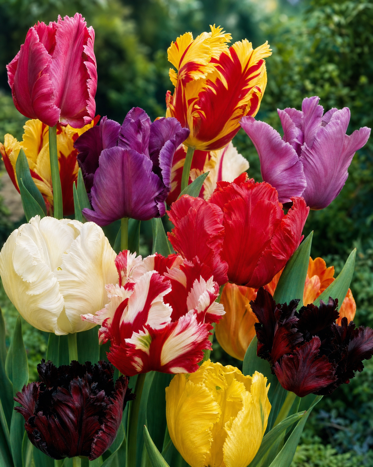 Papegøje-tulipan, udvalgt blanding 11/12 cm