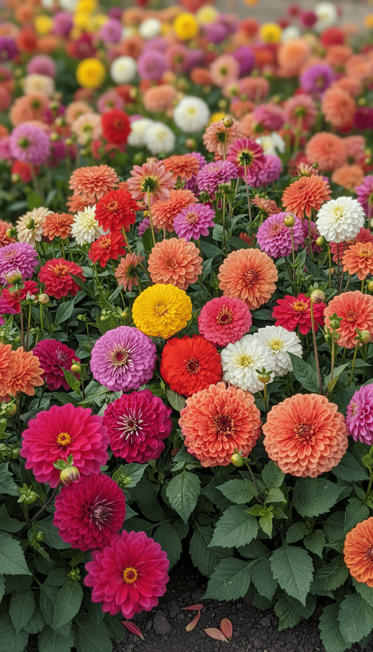 frøhat dahlia mange