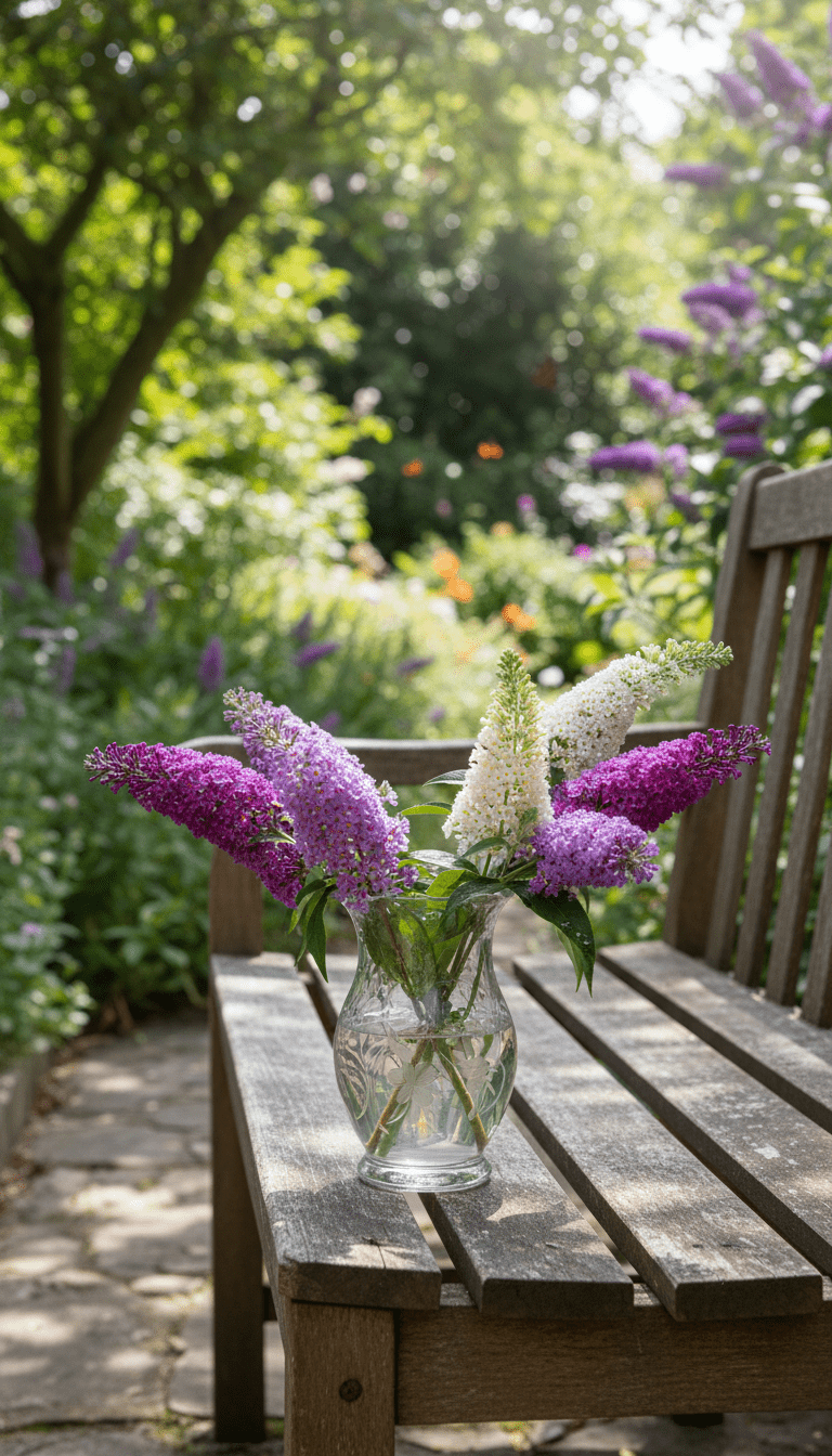 sommerfuglebusk grene