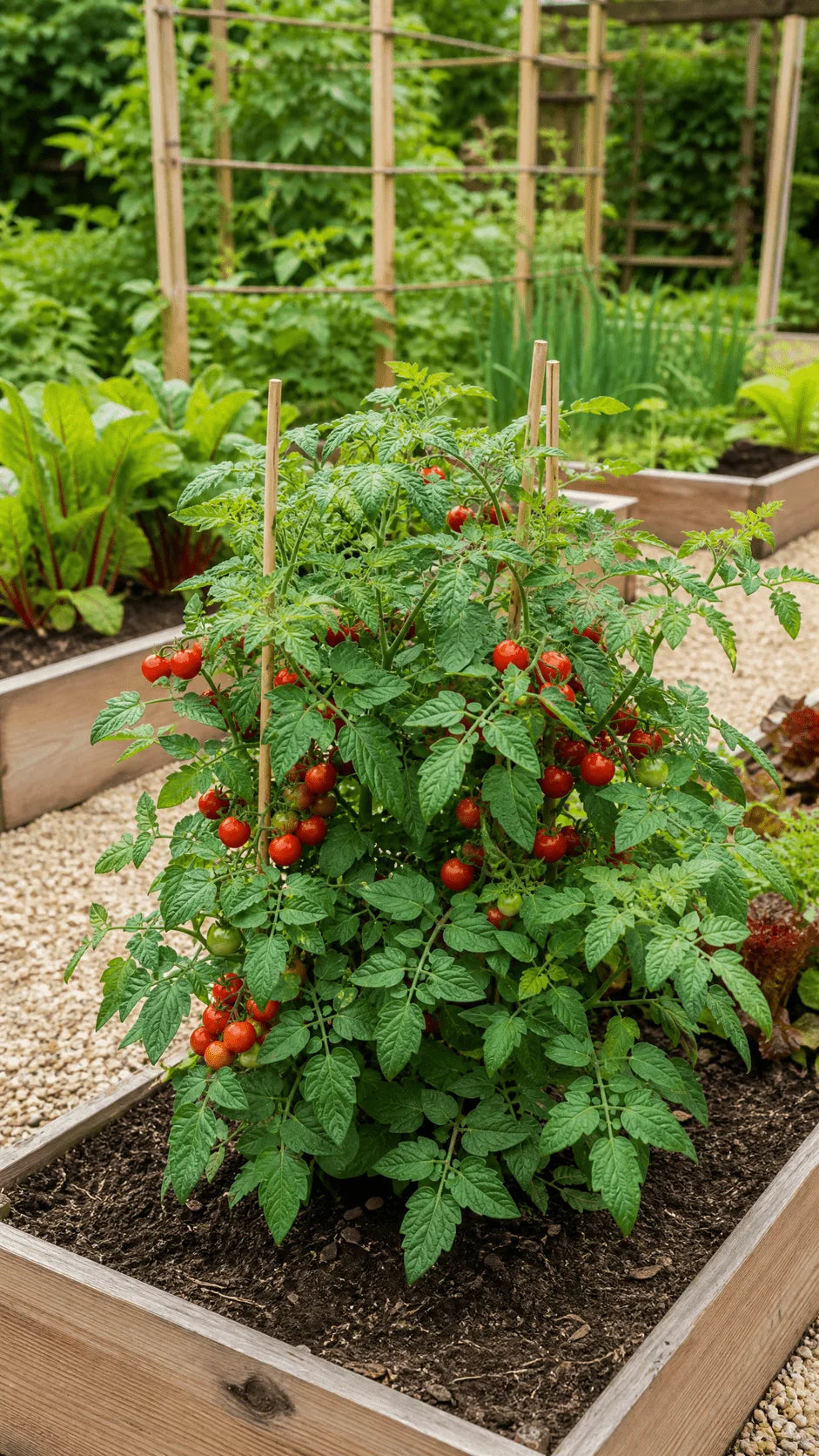 Cherrytomat 'Gardener's Delight' frø – foto af grøntsagsplanten