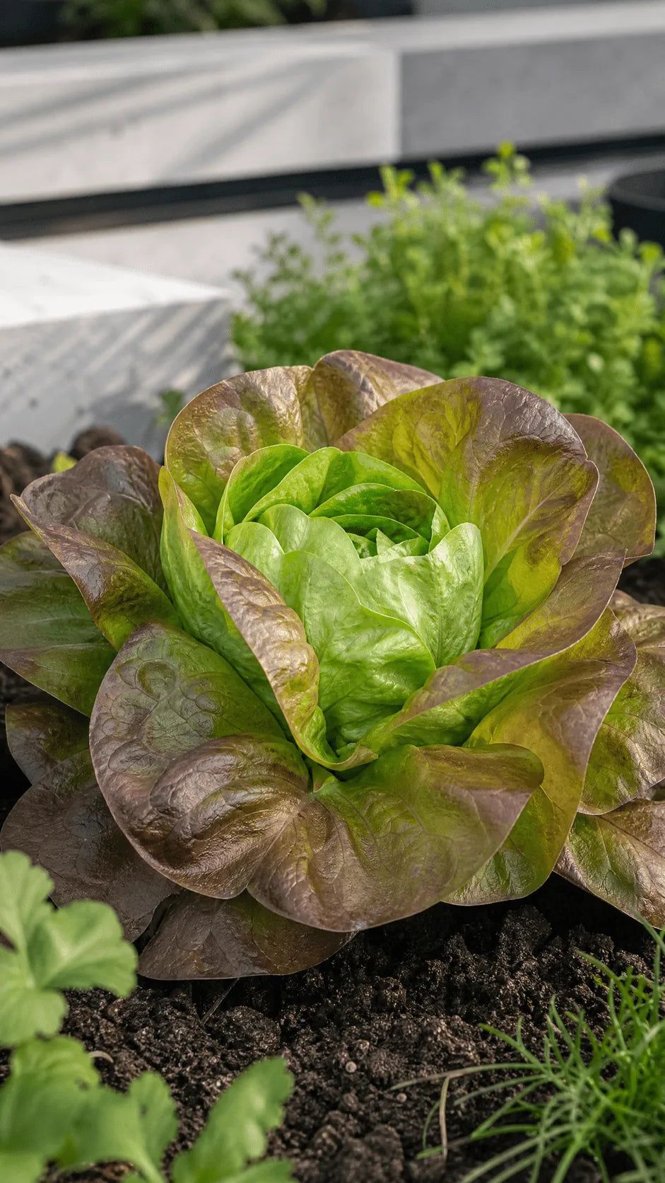 Hovedsalat 'Merveille des Quatre Saisons' frø – foto af grøntsagsplanten
